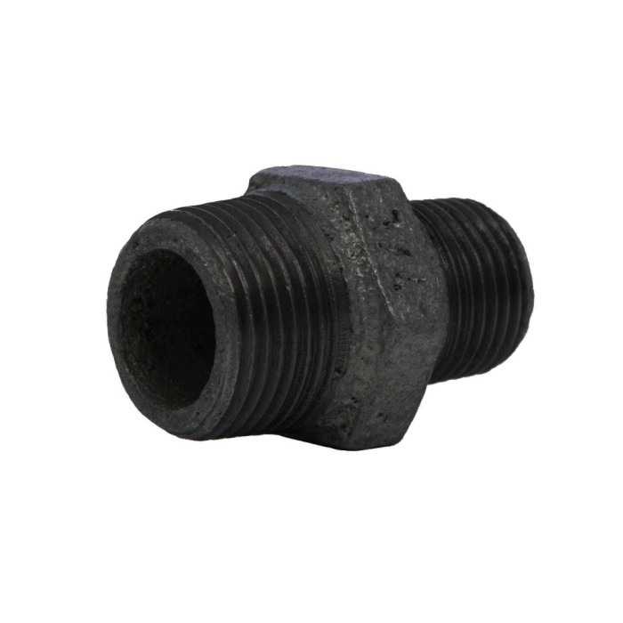 Niplu redus 245, fonta neagra, 1/2 - 3/8&quot;