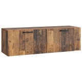 vidaXL Oglindă TV montată pe perete Lemn vechi 98 x 31 x 30 cm 899073