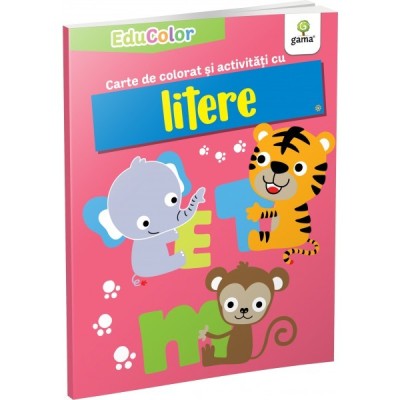 Carte de colorat si activitati cu litere/EduColor foto
