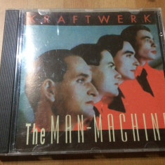 kraftwerk the man machine 1978 cd disc muzica electro synth pop reeditare NM