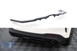 Splitter spate potrivit pentru Mercedes-A Design GLE 53 / 63 W167 / W167 Facelift 2019-2023, negru lucios Performance AutoTuning