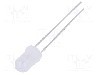 Dioda LED, 5mm, alb rece, 5800...7000mcd, 20mA, 2,8...3,6V, OPTOSUPPLY - OSWWD25112A