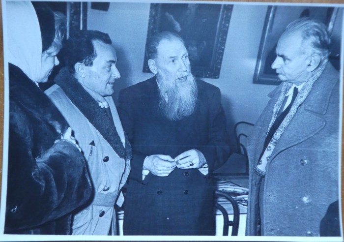 Fotografie originala, Geo Bogza si Gala Galaction, anii 60