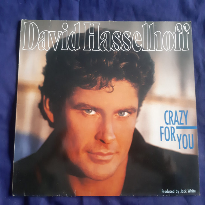 David Hasselhoff - Crazy For You _ vinyl,LP _ White Rec., EU, 1990