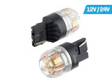 Bec Vision W21w (t20d) 12/24v 15x 2835 Smd Cip Osram, Canbus, Alb, 2 Buc 58926, Carmotion