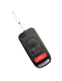 Carcasa cheie tip briceag 3 butoane, buton panica, lama 4 piste pentru Mercedes Benz