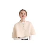 Spătar umăr, poncho călduros pentru umeri, suport pentru spate, &icirc;ncălzitor gros, o singură mărime