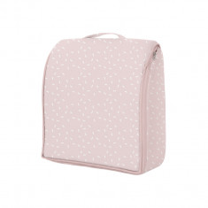 Salteluta KikkaBoo 2in1 tip patut portabil si rucsac pentru bebelusi Confetti Pink