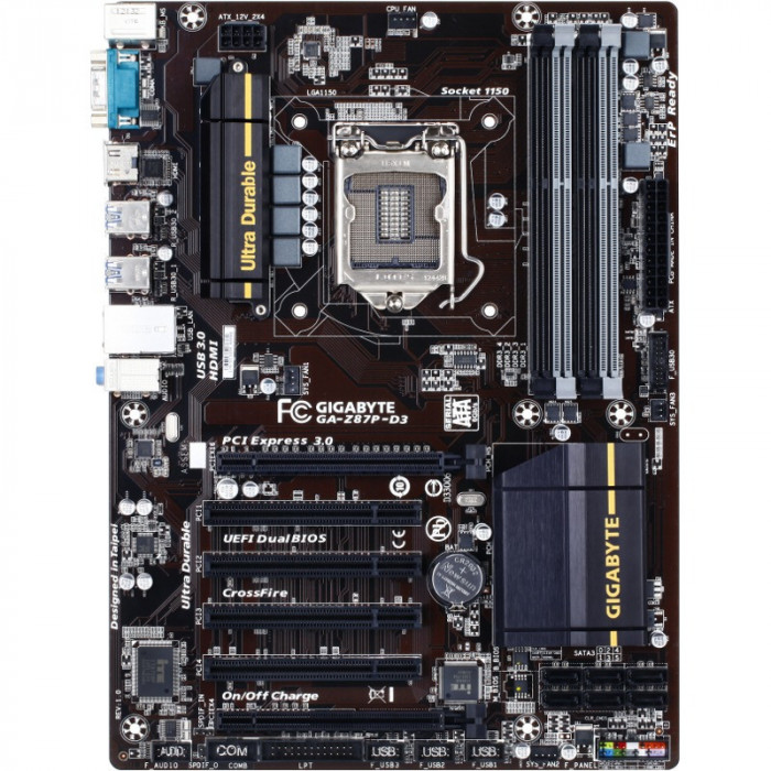 Placa de baza PC GIGABYTE GA-Z87P-D3