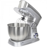 Mixer planetar, cupa inox Royalty Line RL-PKM1900.7, 1900W, 6.5 litri, 6 trepte de viteza + Pulse, Accesorii, Argintiu