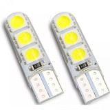 Комплект от 2 LED крушки T10 за позиции, таван, бяла светлина, Oem