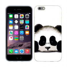 Husa iPhone 6 Plus sau iPhone 6S Plus Silicon Gel Tpu Model Panda Trist foto