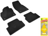 Covorase auto din mocheta Umbrella pentru Volkswagen Polo VI [AW] (2017-prezent) + Odorizant Auto Bradut Wunder-Baum Zitrone (Lamaie)