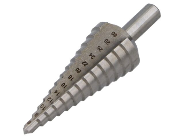 Burghiu conic gradual &icirc;n trepte DKM 6-30mm pentru tablă subțire HSS-G