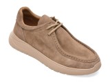 Cumpara ieftin Mocasini GRYXX bej, QS845, din piele intoarsa
