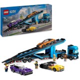 LEGO&reg; City - Camion transportor de masini sport 60408, 998 piese