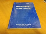 Management. Teste grila