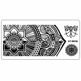 Cumpara ieftin Matrita Metalica Stampila Unghii XY-BE26 - Mandala
