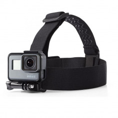 Sistem de prindere pe cap Tech-Protect Headstrap pentru camere video sport GoPro, Negru foto