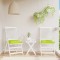 vidaXL Perne de scaun, 2 buc., verde aprins, 40x40x7 cm, textil oxford 361483
