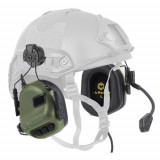 ANTIFOANE ACTIVE MODEL M32H PLUS COMUNICATIE - PENTRU CASCA FAST - FOLIAGE GREEN, EARMOR