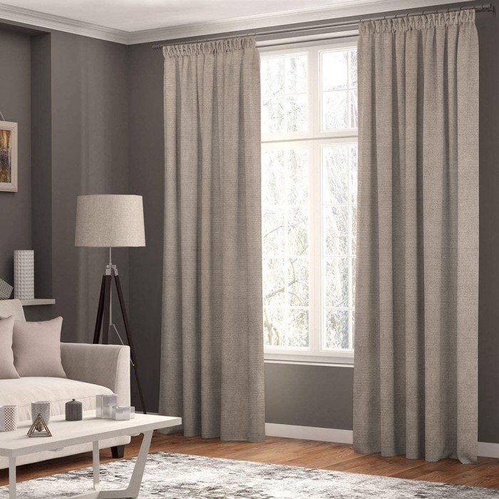 Draperie tip tesatura in cu rejansa din bumbac tip fagure, Madison, 150x230 cm, densitate 700 g/ml, Caitland, 1 buc