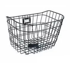 Cos fata grilaj metalic 33.5x26x24 cm, culoare negru Cod:R50148.8