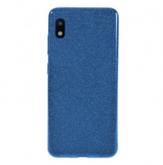 Husa Samsung Galaxy A10 Sclipici Albastru Silicon foto