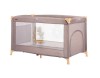 Patut Pliant Bebe/Copii Crem 120x60 cm, cu Saltea, Geanta Transport, Tarc Joaca, 0-15 kg