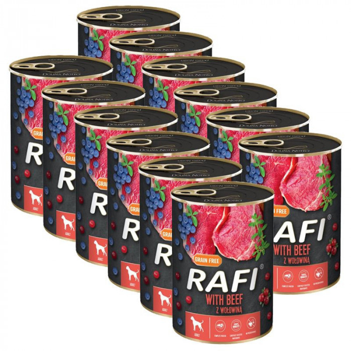 Rafi Adult GF Pat&eacute; with Beef 12 x 400 g