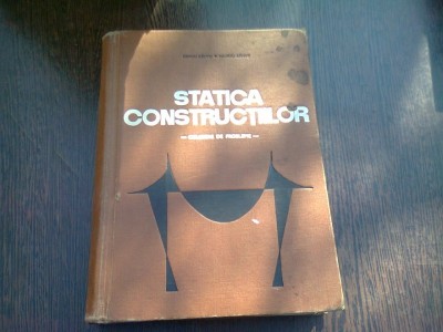 STATICA CONSTRUCTIILOR. CULEGERE DE PROBLEME - SANDU RAUTU foto