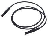 Cablu de măsurare Hirschmann T&amp;M 16A 1m mufă banană 4 mm negru