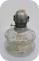 Lampa cu petrol/gaz lampant neasamblata_vintage foto