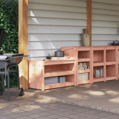vidaXL Dulapuri de bucătărie de exterior, 2 buc., lemn masiv douglas
