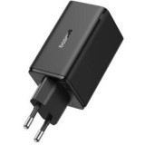 Incarcator retea Baseus GaN6 Pro, Quick Charge 65W, 2 x USB Type-C Output 5V/3A,2 x USB (include Cablu USB Type-C la USB Type-C de 100W),negru