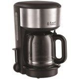Cafetiera Russell Hobbs Oxford 20130-56, 1000 W, 1.25 l, 10 Cesti, Negru/Inox