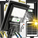 Lampa LED solara exterior 200W cu senzor telecomanda baterie 4Ah + suport (B5801)
