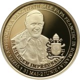 Romania - 50 Bani 2019 - Vizita Papei - PROOF UNC BNR