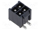 Conector PCB-cablu/PCB soclu POWERMATE tată PIN 4 verticală SAMTEC