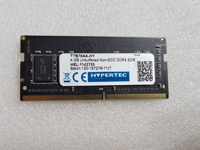 Memorie RAM laptop Hypertec 4 GB DDR4 2133 MHz, T7B76AA-HY - poze reale