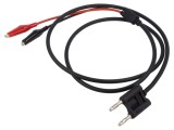 Cablu de măsurare CAL TEST 60VDC 30VAC 3A cu soclu axial, 4mm, 1m