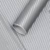 Folie colantare auto Carbon 3D - Argintiu (3m x 1,27m), AVEX