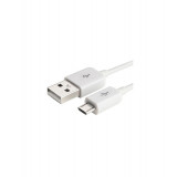 Cablu de date de la USB 2.0 la Micro USB-Lungime 2 Metri-Culoare Alb