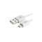 Cablu de date USB 2.0 la Micro USB,1M Alb