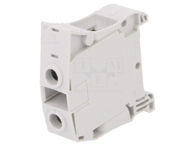 Conector de Șine 1 Pistă 2 Borne Gri 16mm foto