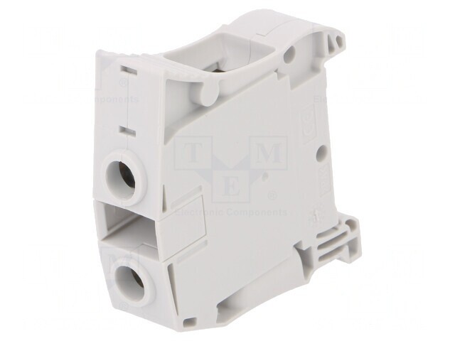 Conector de Șine 1 Pistă 2 Borne Gri 16mm