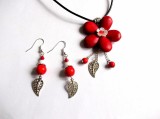 set cu howlite rosu 36747