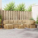 vidaXL Seturi de canapele Lemn Solid de Acacia 3392373