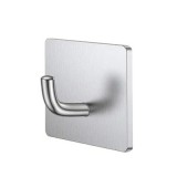 Cumpara ieftin Agatator adeziv argintiu cromat, otel inoxidabil 304, finisaj mat, montare prin lipire, pentru prosoape, haine si ustensile, pana la 6 kg