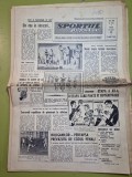 ziarul sportul popular 15 aprilie 1967 - meciul de fotbal dinamo-rapid